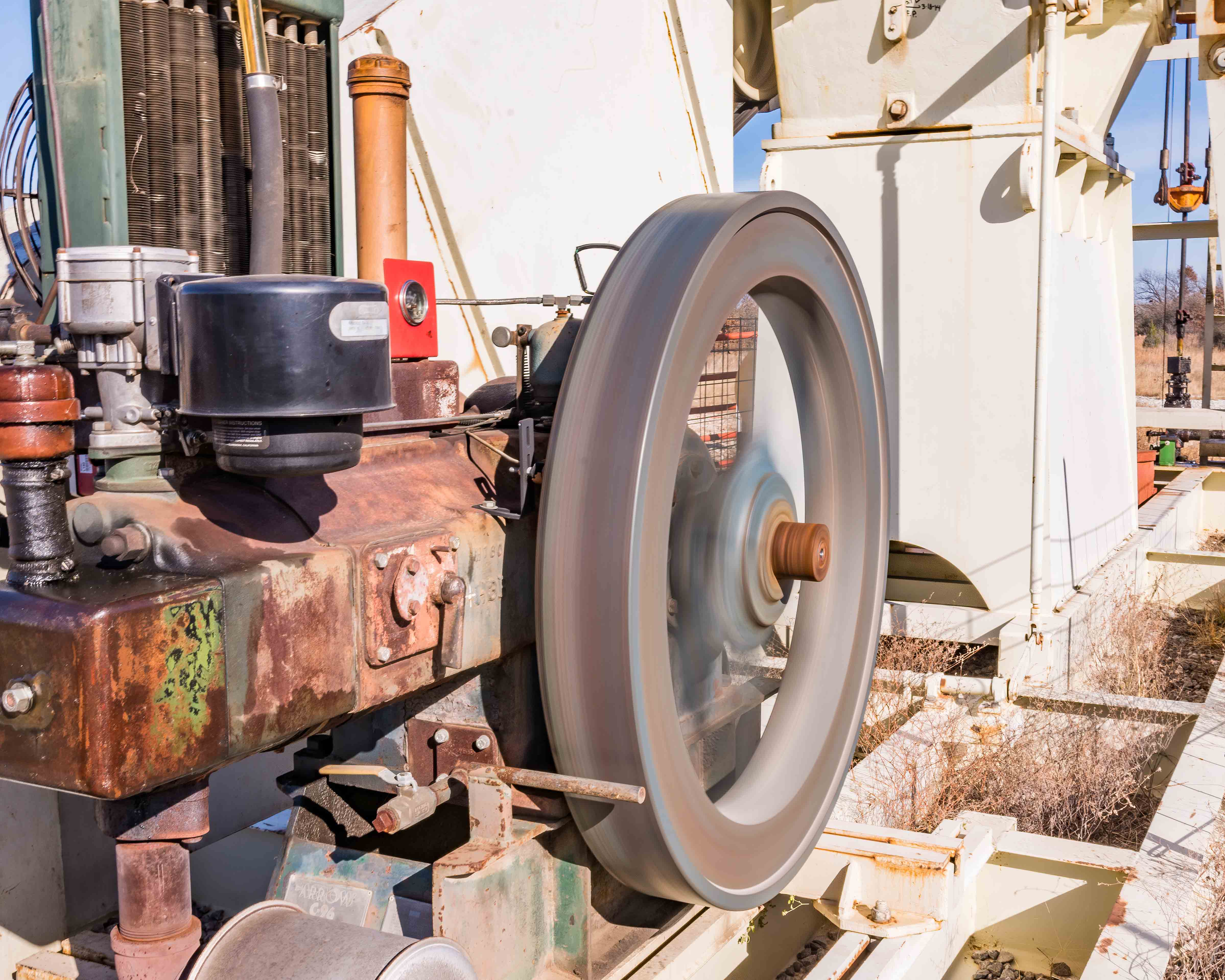 Petroleum Production Operators: Working Oil Well (Near Seminole, OK) oil well-company training-central oklahoma